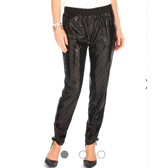 White House Black Market sequin pants - Picture 1 of 8